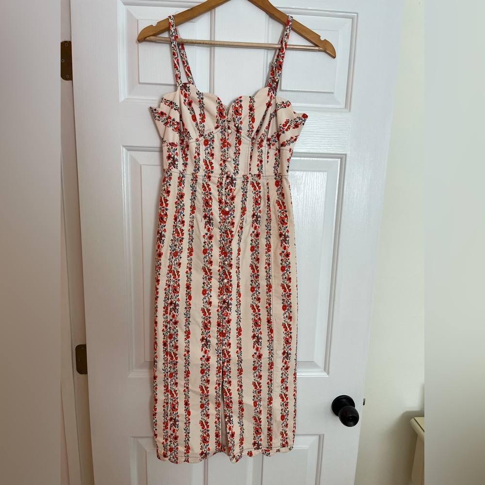 Anthropologie Sweetheart Midi Dress